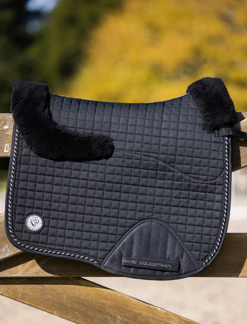 Deluxe MERINO SADDLE PAD - Dressage cut