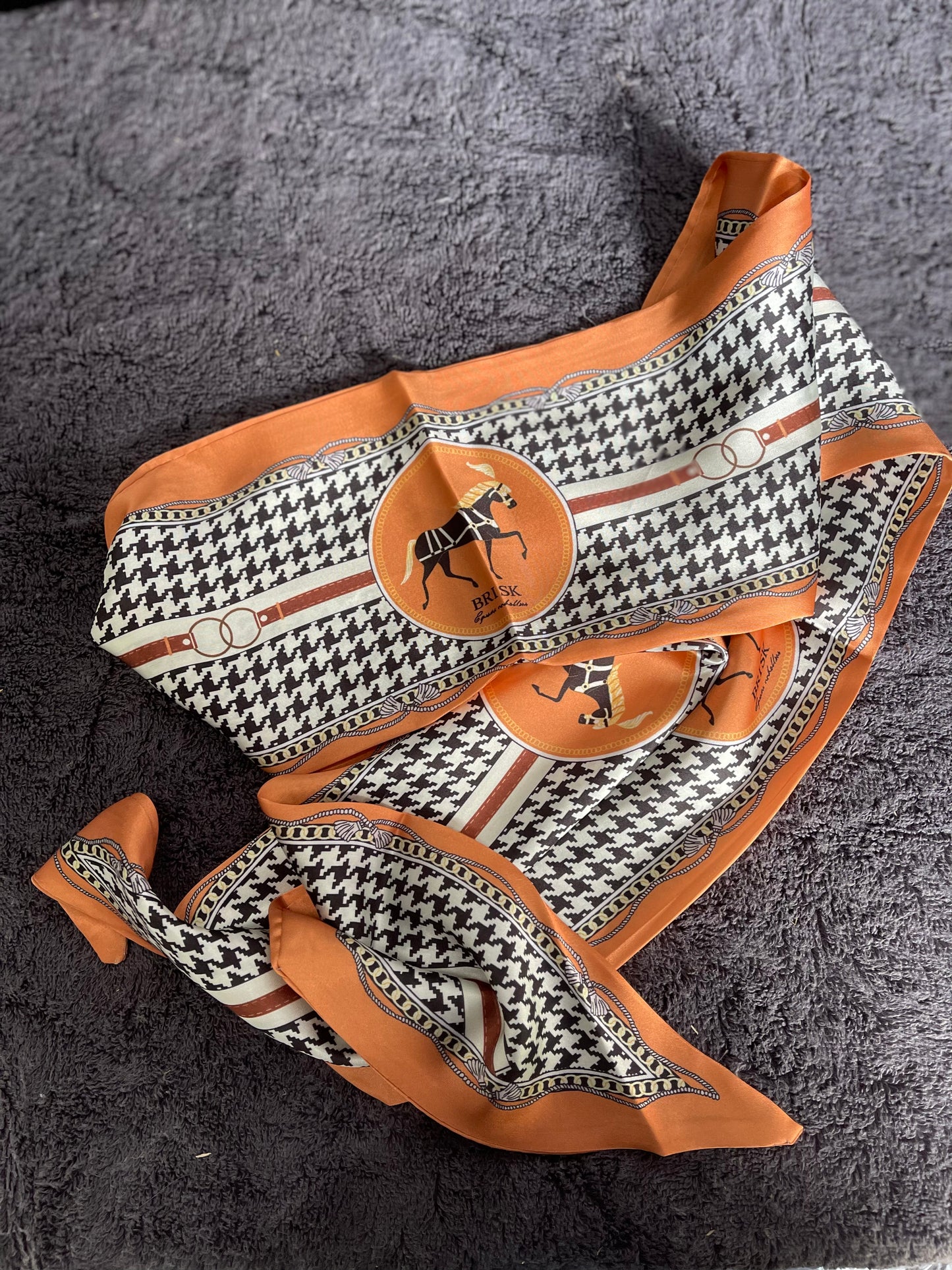 Fashionable Horse Print Scarf