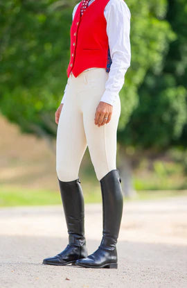 BARE Equestrian Competition Tights - YOUTH - Vanilla Creme