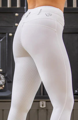 BARE Equestrian Competition Tights - Snow White