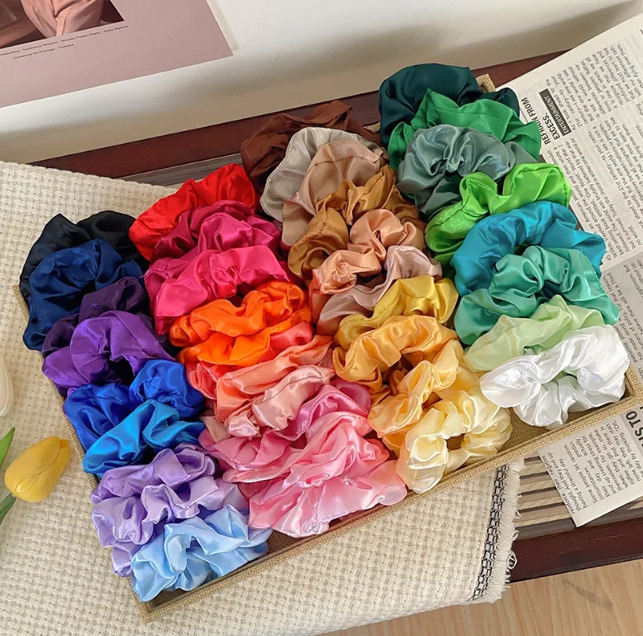 Satin Scrunchie - Small