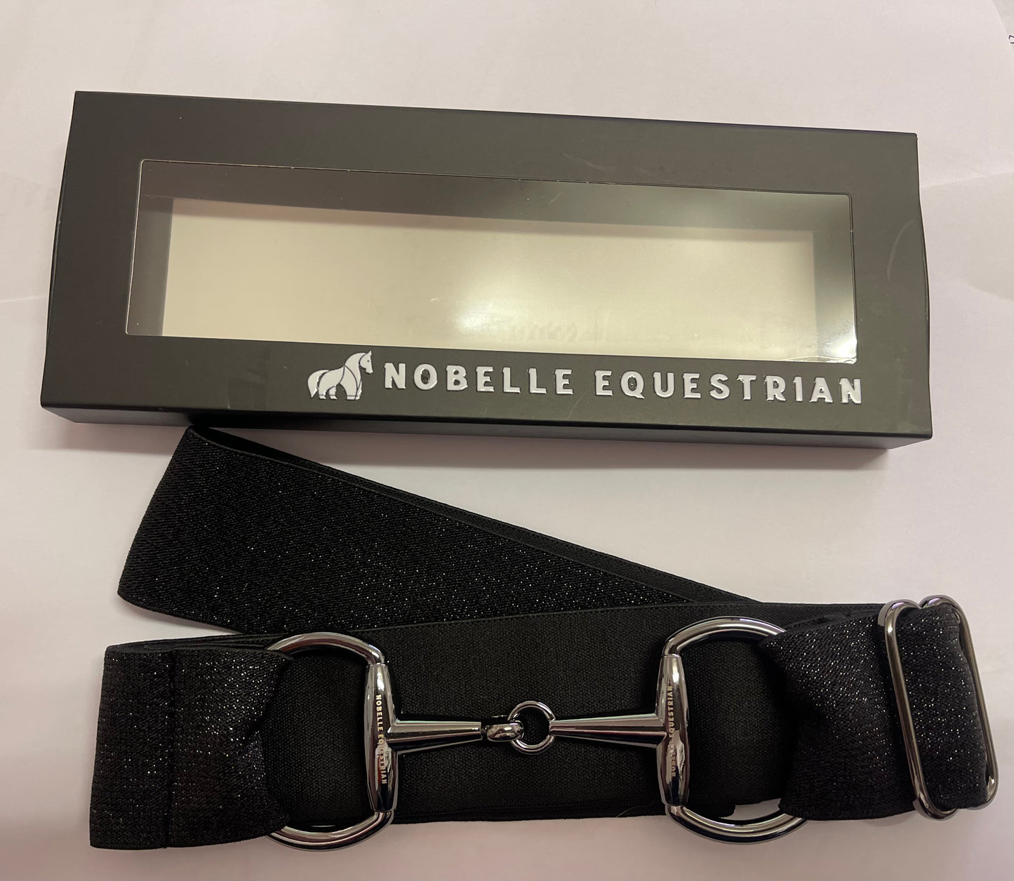 BIT BELTS - Black Glitter