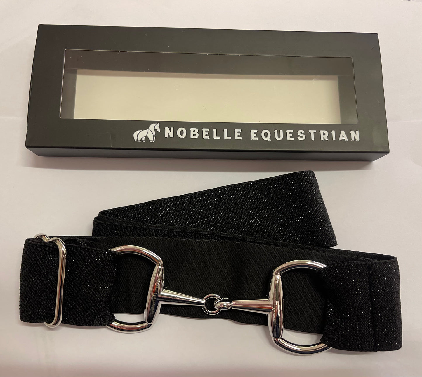 BIT BELTS - Black Glitter