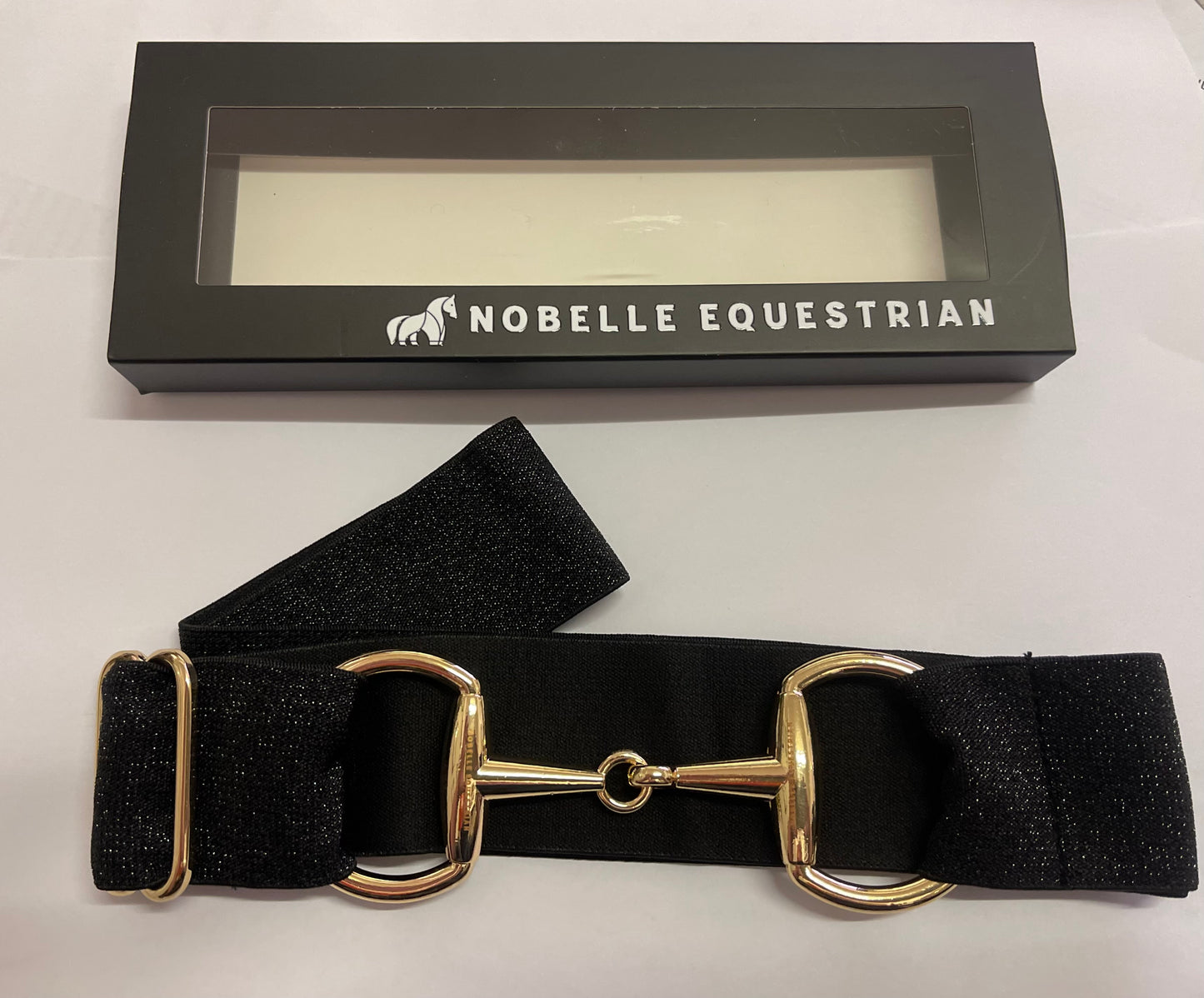 BIT BELTS - Black Glitter