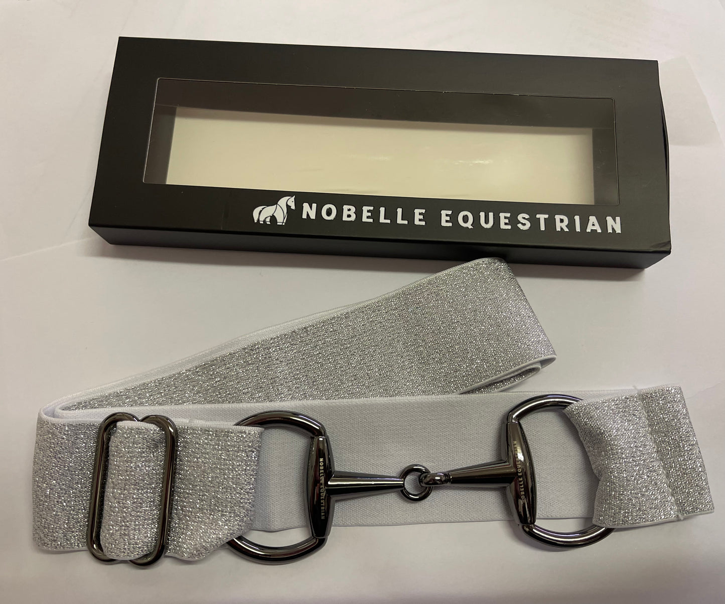 BIT BELTS - Silver Glitter