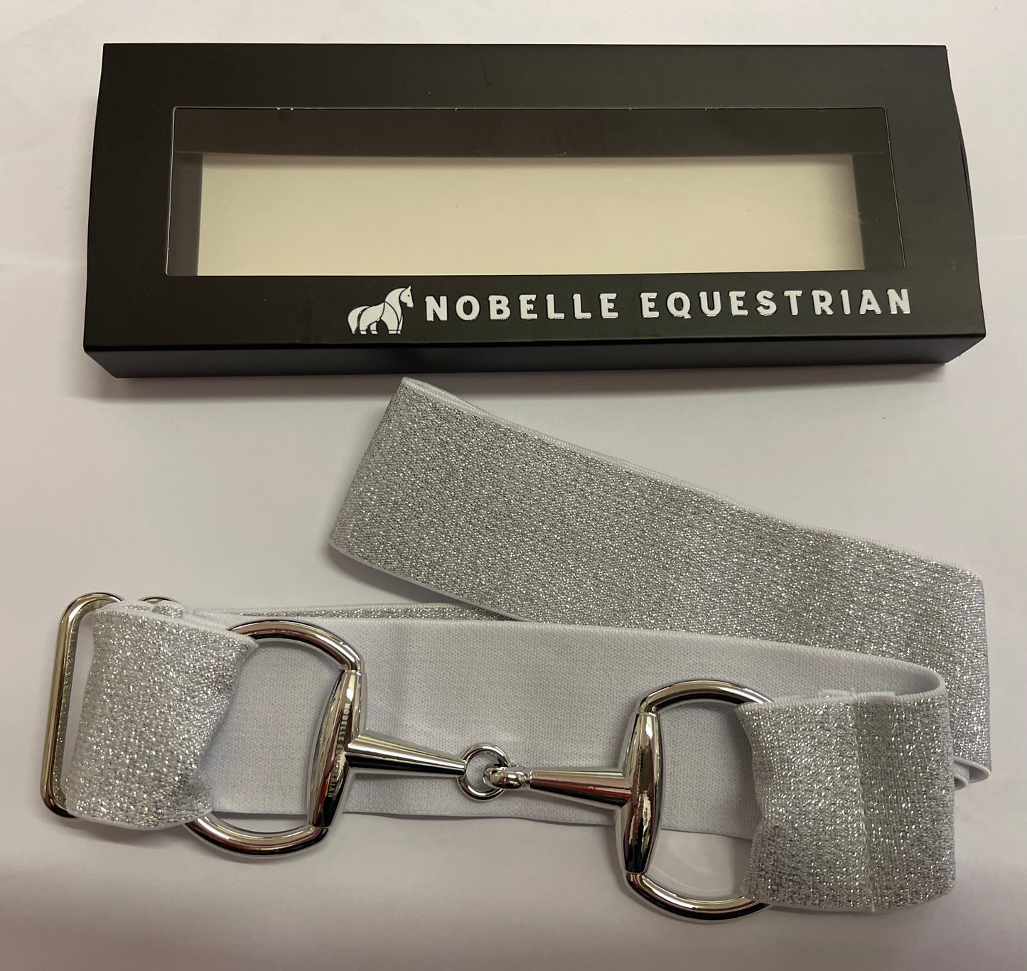 BIT BELTS - Silver Glitter